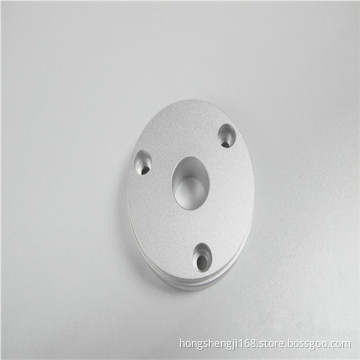 Aluminum Grinding Parts with Clear Anodizing and Sand Blasting
